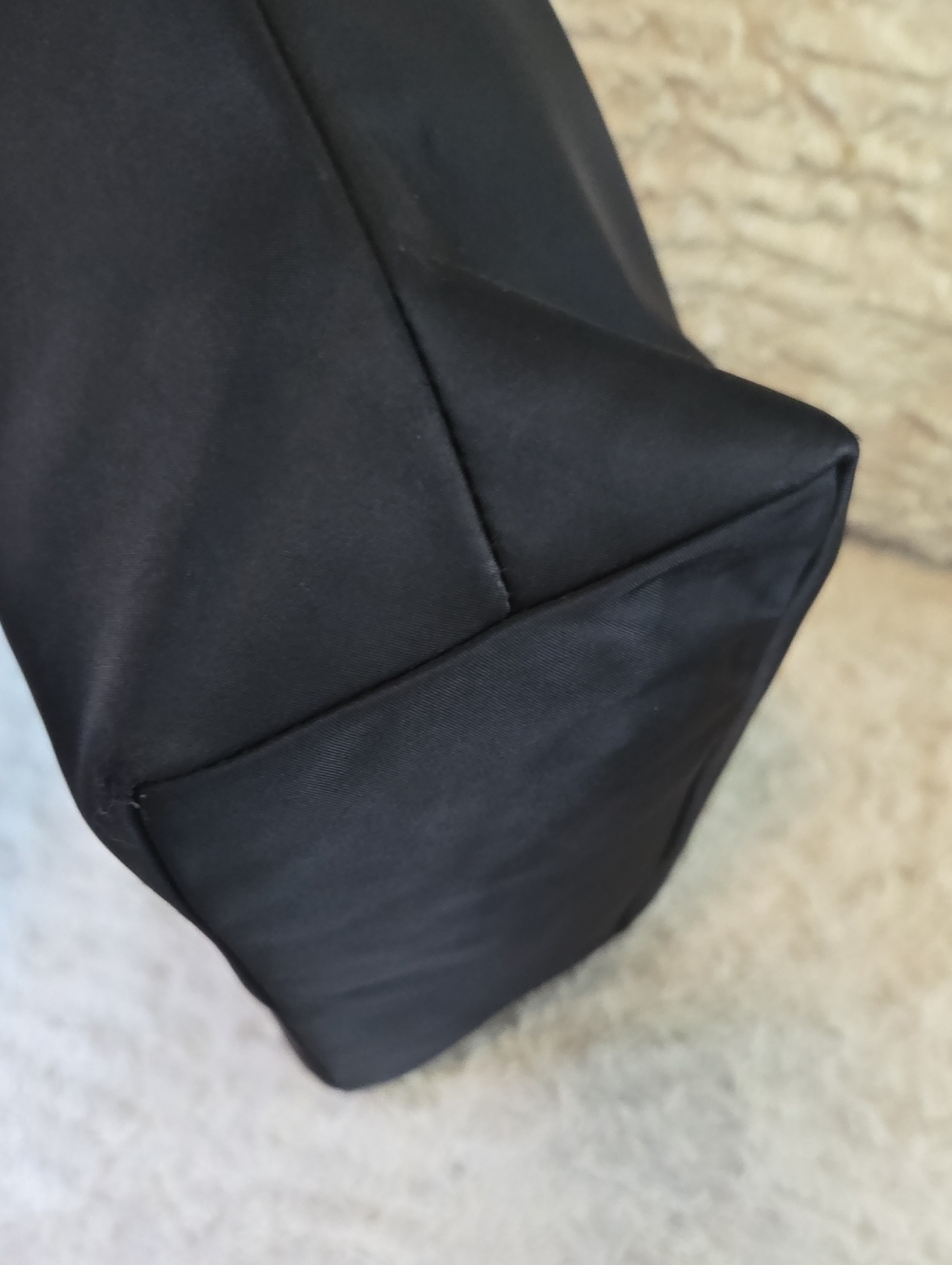 kate spade Black Nylon/ Leather Tote Bag With Added Charm EUC - Picture 5 of 10